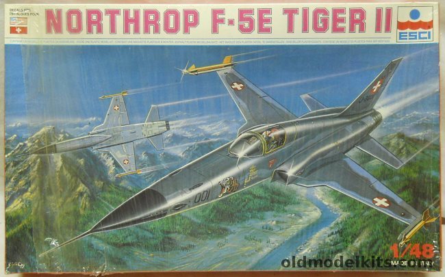 ESCI 1/48 Northrop F-5E Tiger II - US Navy or Swiss Air Force, 4048 plastic model kit